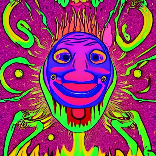 Prompt: Ween boognish, psychedelic