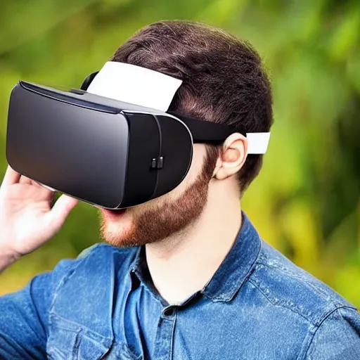 Image similar to next generation vr headset, futuristic, never seen before