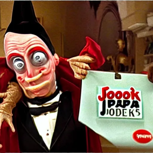 Prompt: count orlok papa john's commercial