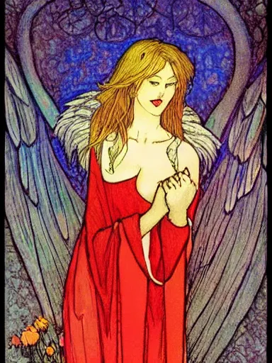 Image similar to angel by rebecca guay