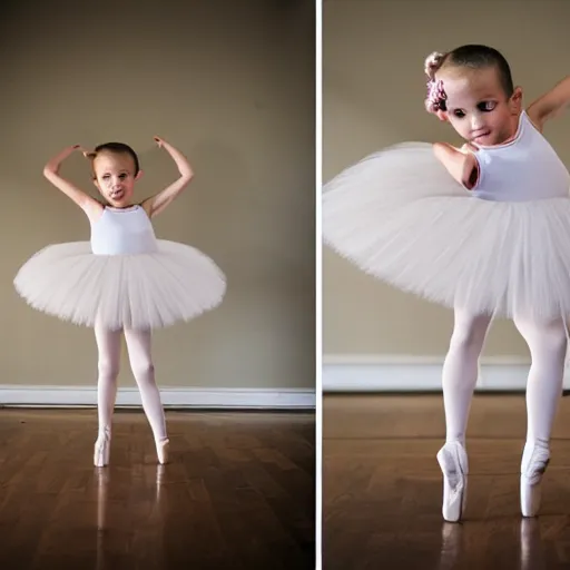 Image similar to photo of peanut dancing ballet, ballet studio, mirrors, 5 0 mm, beautiful photo