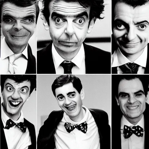 Image similar to mr bean boyband