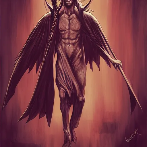 Prompt: Lucifer, by vanripperart