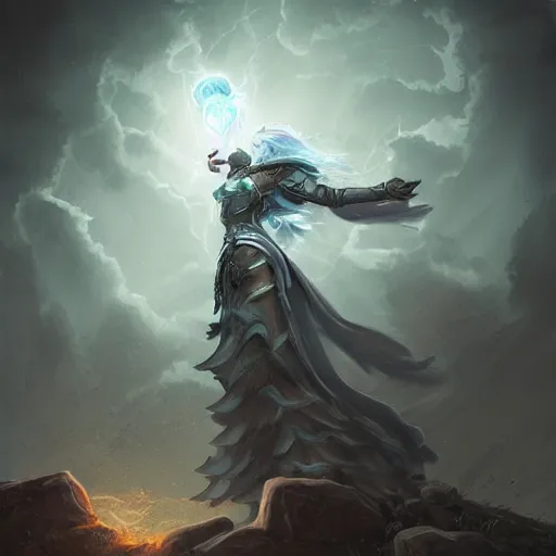 Image similar to grey storm tornado spell, epic fantasy style, in the style of Greg Rutkowski, hearthstone artwork