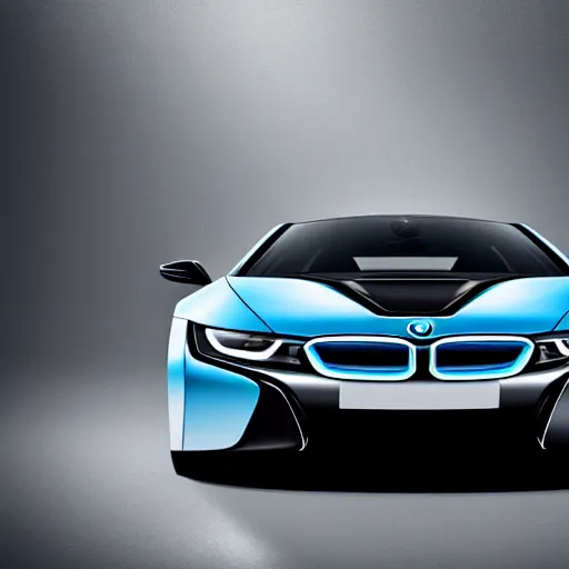 Prompt: bmw i 8 poster, 4 k photorealistic, cinematic lighting, ray tracing, digital art, concept art, beautiful detailed