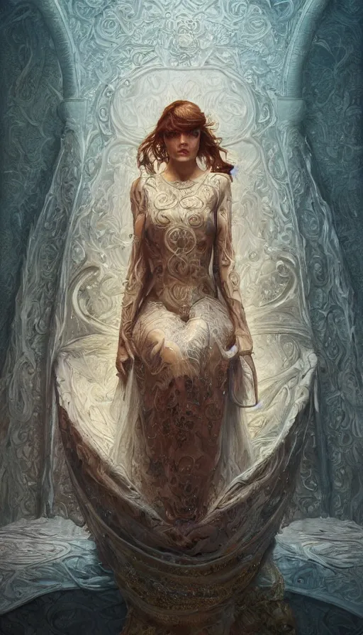 Image similar to the mayor, fatm greasy, rich, fame of thrones, fibonacci, sweat drops, intricate fashion clothing, insane, intricate, highly detailed, surrealistic, digital painting, artstation, concept art, smooth, sharp focus, illustration, Unreal Engine 5, 8K, art by artgerm and greg rutkowski and alphonse mucha