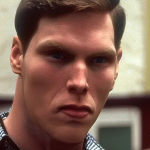 Image similar to Live Action Still of Jerma in Animal House, real life, hyperrealistic, ultra realistic, realistic, highly detailed, epic, HD quality, 8k resolution, body and headshot, film still