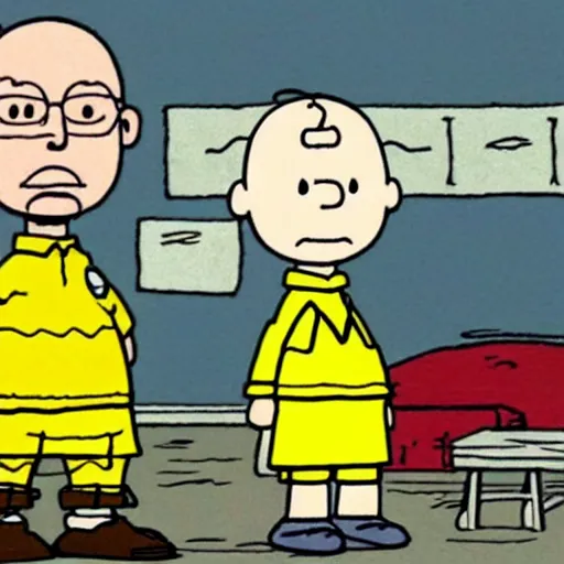 Prompt: Walter White is Charlie Brown