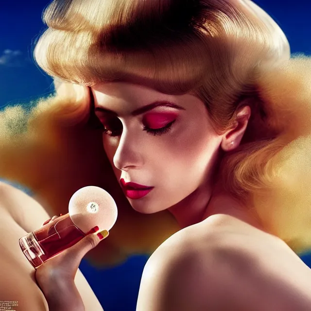 Image similar to fragrance advertising campaign by alex prager detailed, intricate