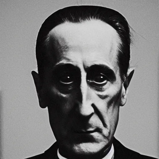 Image similar to a minimalist portrait of Marcel Duchamp in the style of Marcel Duchamp, Da Vinci, Irving Penn, Hito Steyerl, wide angle, monochrome, machine cables