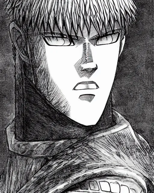 Guts Berserk Character Art By Kentaro Miura Handsome Stable Diffusion OpenArt