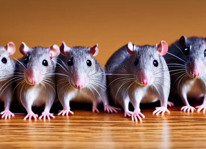 Image similar to photo of a management board meeting of well dressed rats. Highly detailed 8k. Intricate. Sony a7r iv 55mm. Stock photo.