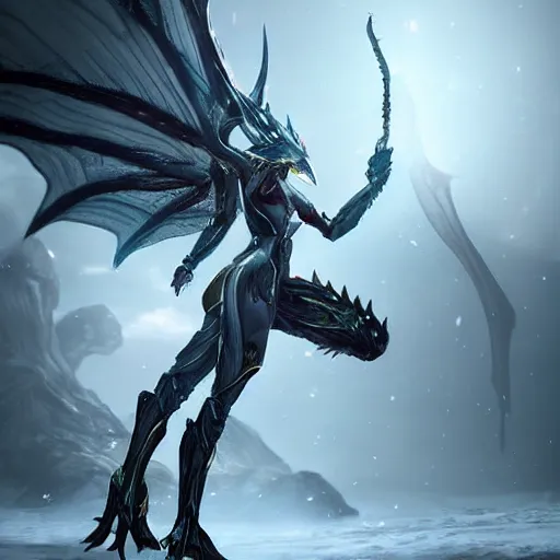 Image similar to beautiful and stunning giant valkyr female warframe, as an anthropomorphic dragon, doing an elegant pose over you, a giant warframe dragon paw looms over your pov, unaware of your existence, slick elegant design, sharp claws, detailed shot legs-up, highly detailed art, epic cinematic shot, realistic, professional digital art, high end digital art, furry art, DeviantArt, artstation, Furaffinity, 8k HD render, epic lighting, depth of field