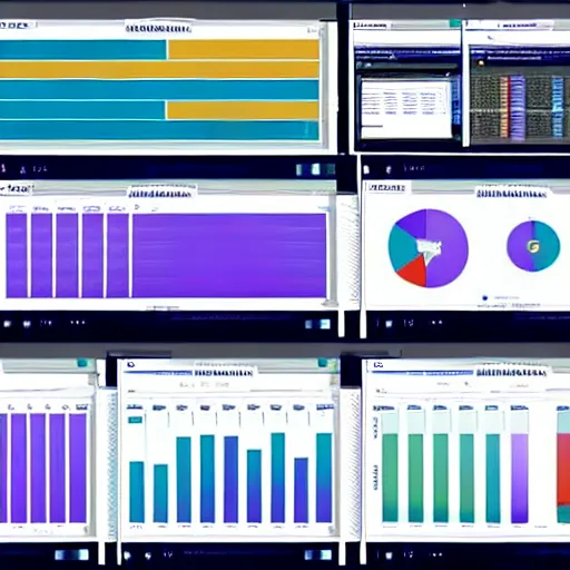 Image similar to a powerpoint presentation about ai making powerpoint presentations. powerpoint spreadsheet.