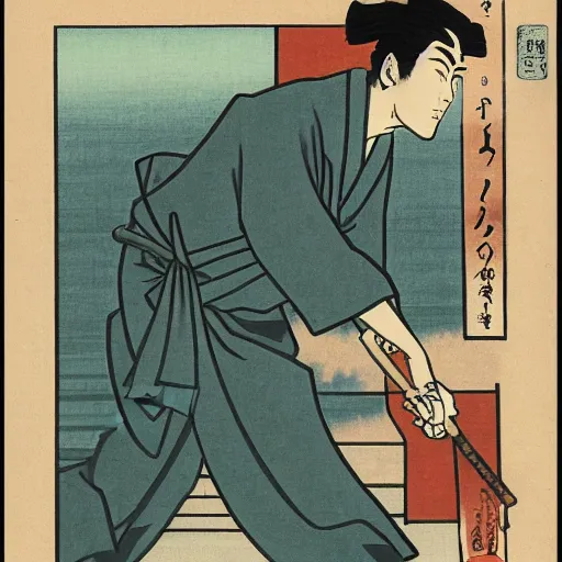 Image similar to Kohada Koheiji by Hokusai