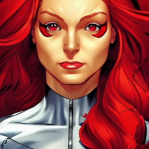 Portrait of Jean Grey, a beautiful woman in her 30s, | Stable Diffusion ...