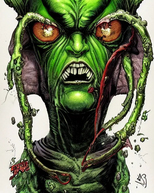 Image similar to green sad devil by glenn fabry