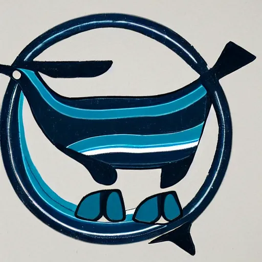 Image similar to whale in style of haida gwaii, pacific northwest, native american art, simple