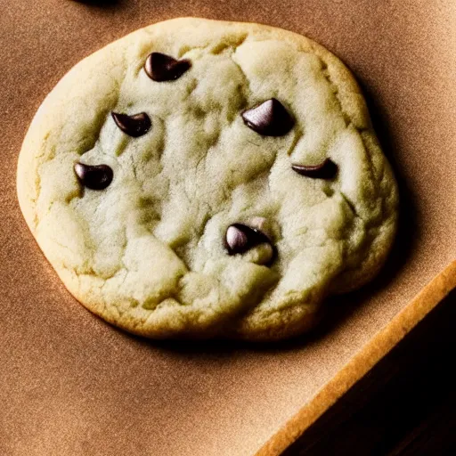 Image similar to a backlit cookie, cinematic lighting