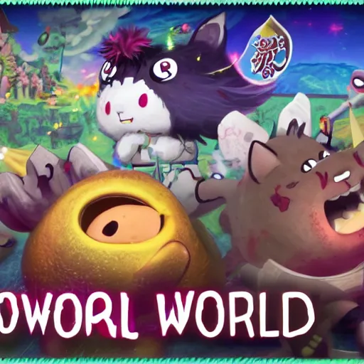 Image similar to yokai world, cinematic