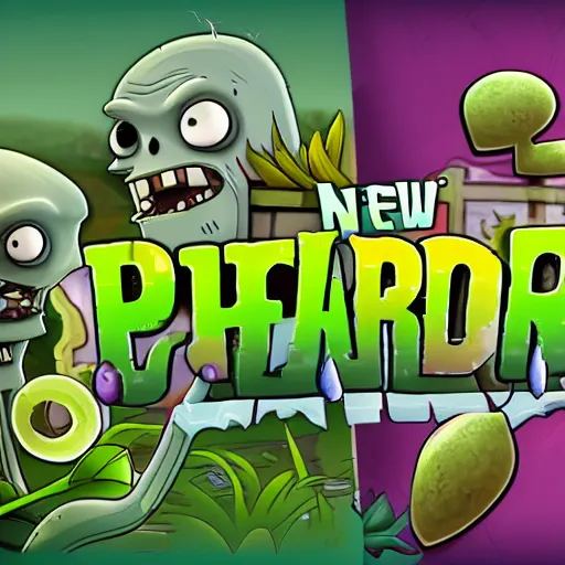 Image similar to concept art of new plants vs zombies plant detailed