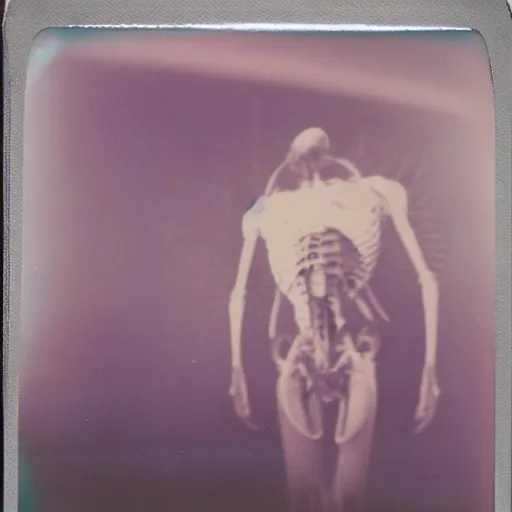 Image similar to dead alien autopsy real Polaroid photo