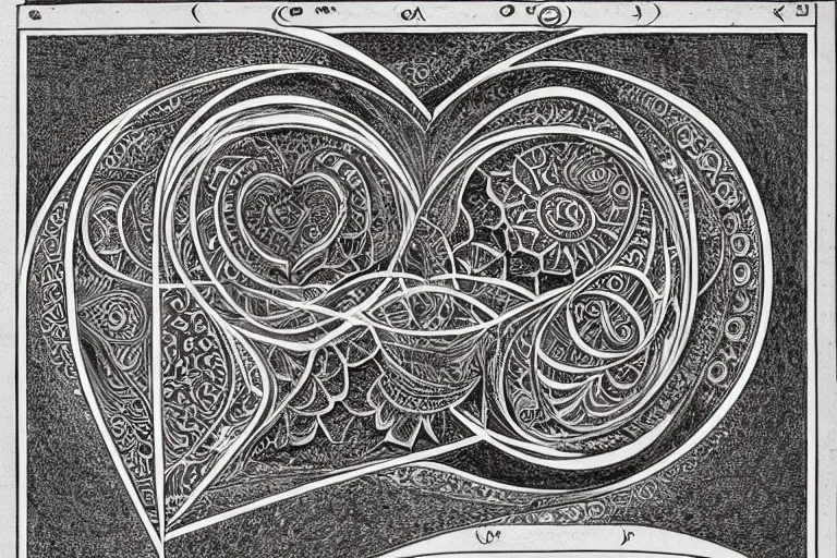 Image similar to an ornate illustration in the styles of mandalas and fractals, the styles of escher and penrose, depicting a weasel staring deep into the heart of the impossible all - and - nothing of the emerging technological singularity ; / what has god wrought? / he seems to be whispering.