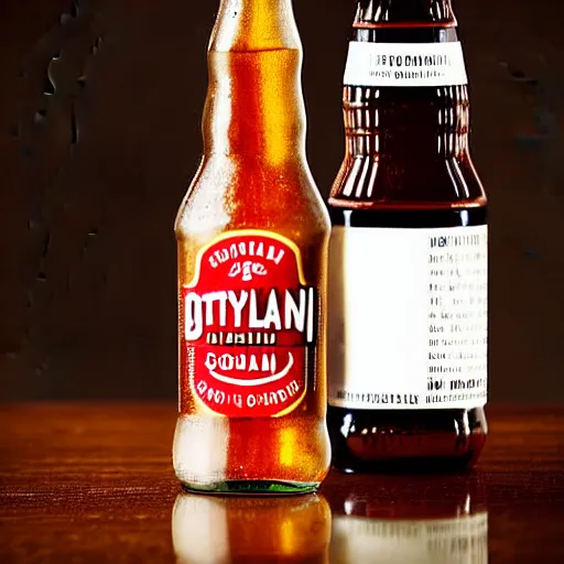 Prompt: studio photograph bottle boylan soda and a hamburger