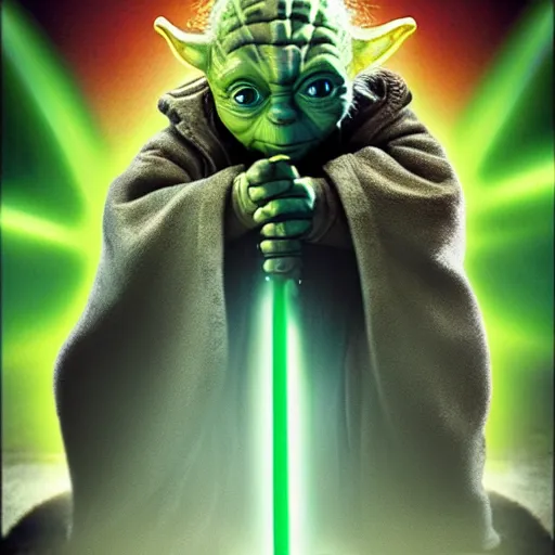 Prompt: “Movie poster for Yoda: A Star Wars Story”