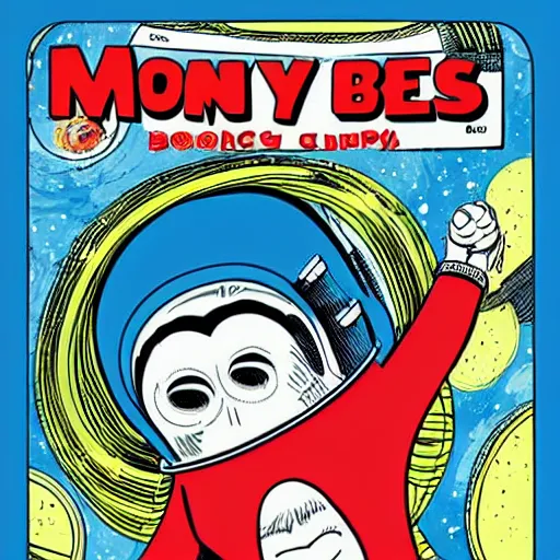 Image similar to monkey in space by daniel clowes