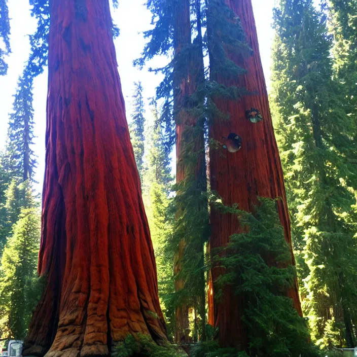 Image similar to giant jellyfish among the giant sequoia trees at 2875 adanac.st vanvcouver,british columbia,canada