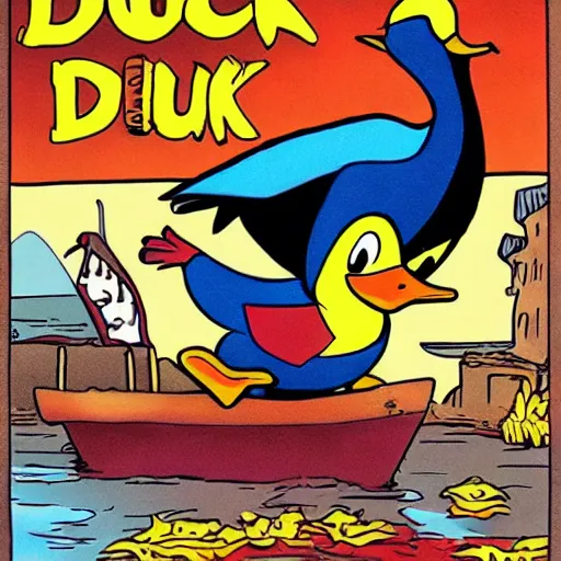 Prompt: The Duck Avenger