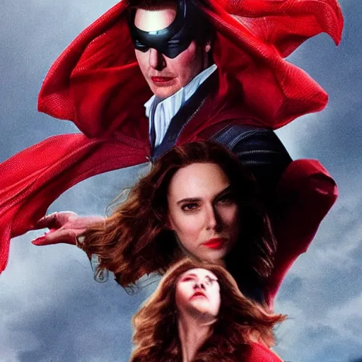 Prompt: tom cruise as the scarlet witch