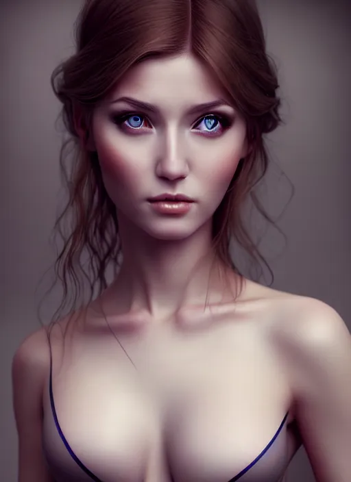 Image similar to a gorgeous scottish female photo, professionally retouched, soft lighting, realistic, smooth face, full body shot, torso, dress, perfect eyes, sharp focus on eyes, 8 k, high definition, insanely detailed, intricate, elegant, art by artgerm and jason chan