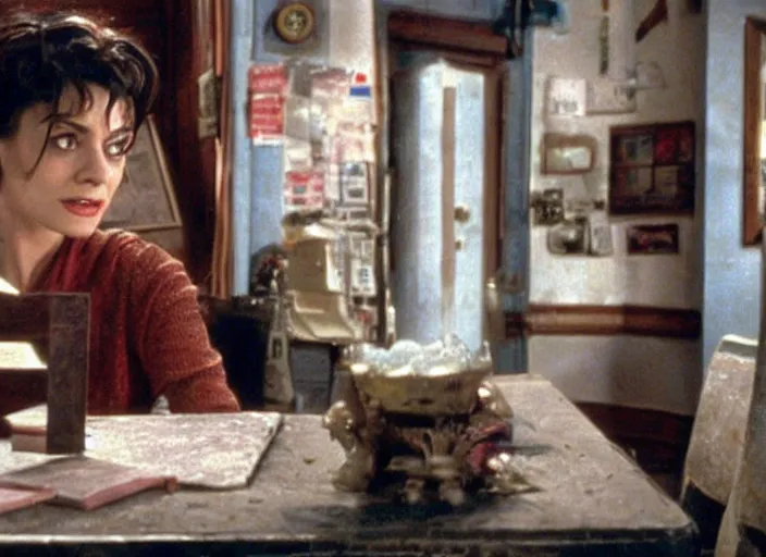 Prompt: a film still of doctor who in amelie ( 2 0 0 1 )