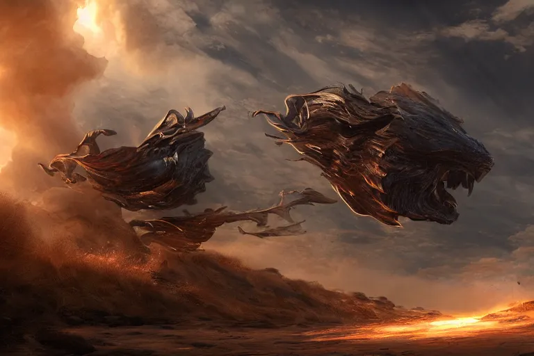 Image similar to the very essence of speed, 8 k, volumetric lighting, smooth, highly detailed, digital illustration, in the style of epic fantasy and sci fi