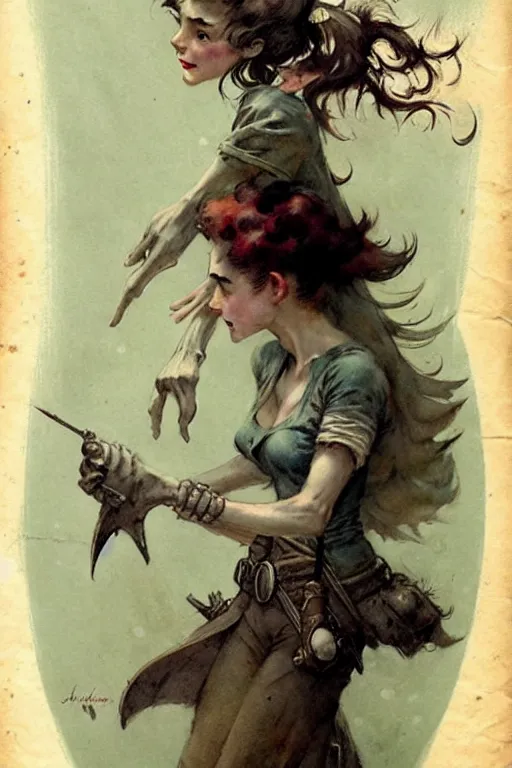 Image similar to ( ( ( ( ( 1 9 5 0 s pulp high fantasy magazine. muted colors. ) ) ) ) ) by jean - baptiste monge!!!!!!!!!!!!!!!!!!!!!!!!!!!!!!