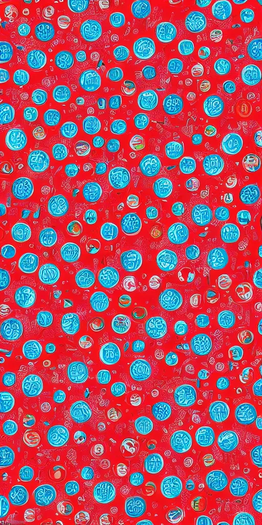 Image similar to a seamless repeating pattern of campari soda, colourful, symmetrical, repeating 35mm photography, in the style of toiletpaper magazine, surreal, high detail, photograph by Pierpaolo Ferrari