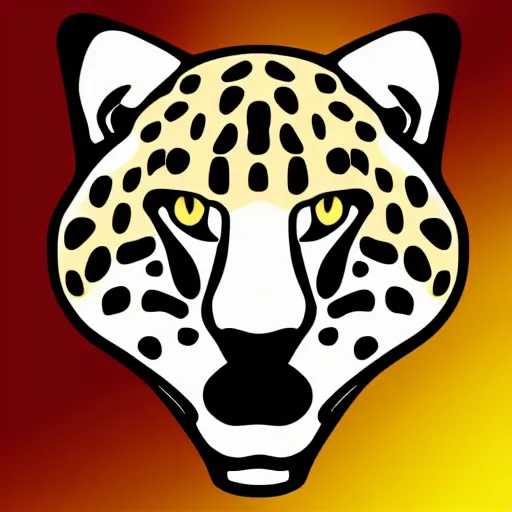 Image similar to professional logo detailed vector cheetah