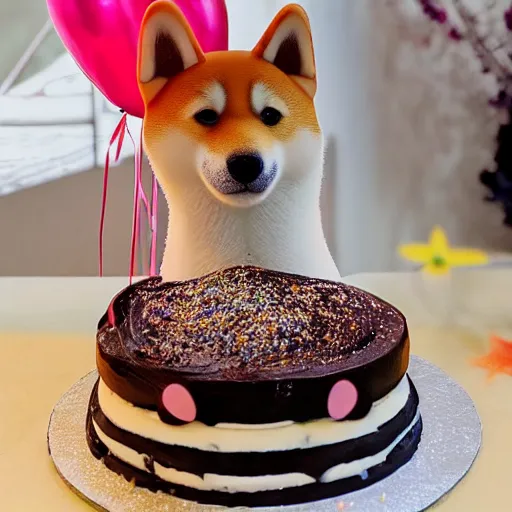 Shiba hotsell birthday cake