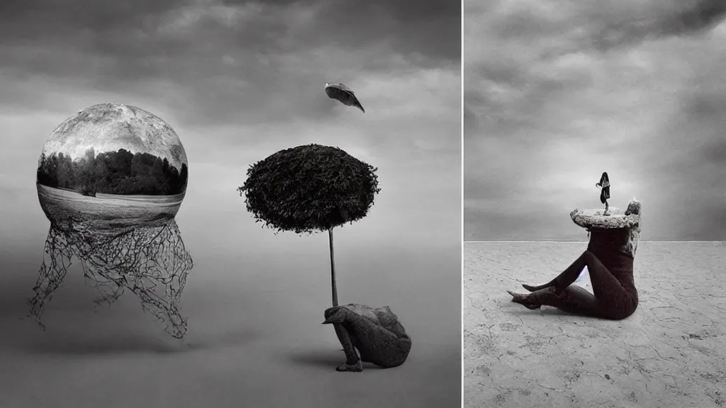Prompt: surrealism photography by Sarolta Bán