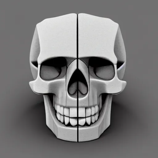 Image similar to cube skull