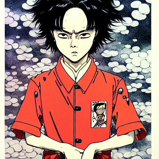 Image similar to prompt : portrait of akira character painted in miyazaki color style drawn by katsuhiro otomo and takato yamamoto, inspired by fables, china doll face, smooth face feature, intricate oil painting, high detail, sharp high detail, manga and anime 2 0 0 0