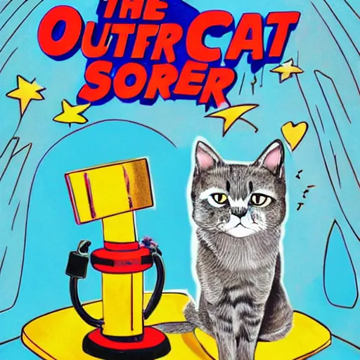 Image similar to the cat from outer space