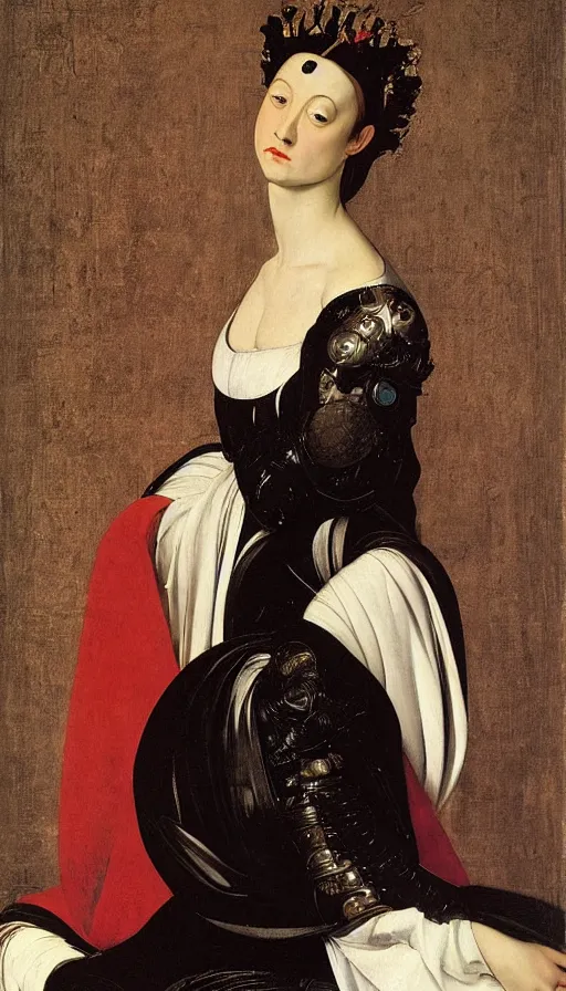 Image similar to the empress by caravaggio