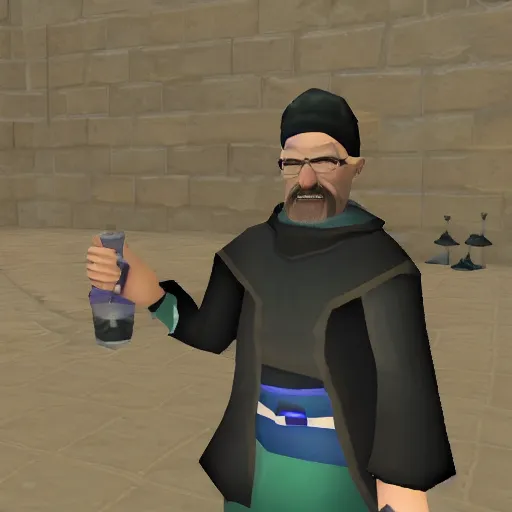 Image similar to walter white in runescape