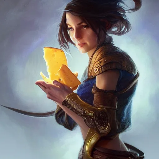 Prompt: a rat eating cheese , D&D, fantasy, intricate, cinematic lighting, highly detailed, digital painting, artstation, concept art, smooth, sharp focus, illustration, art by Artgerm and Greg Rutkowski and Alphonse Mucha