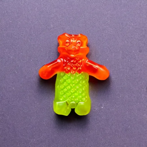 Image similar to Gollum as a Haribo Gummy bear