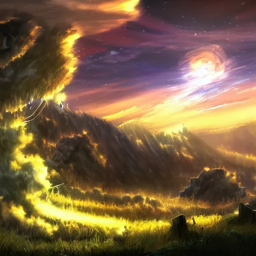 Image similar to heaven cloud fantasy pixiv scenery art