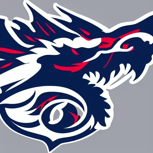 Image similar to the dragon flys NFL team logo 4k